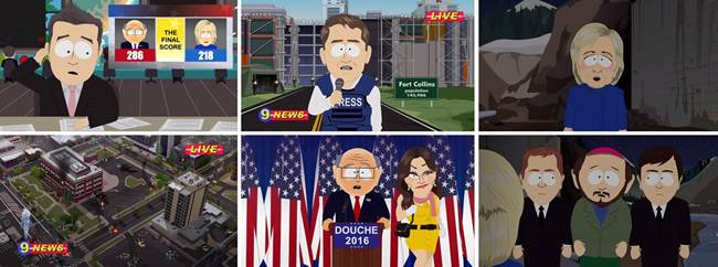 Comedy Central exibe episódio inédito de South Park sobre a vitória de Donald Trump