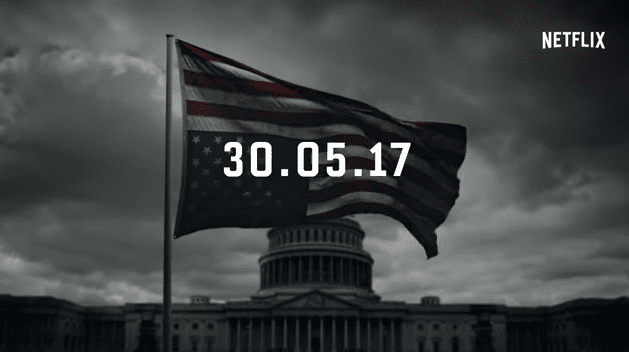Netflix anuncia a data de estreia da  temporada 5 de House of Cards