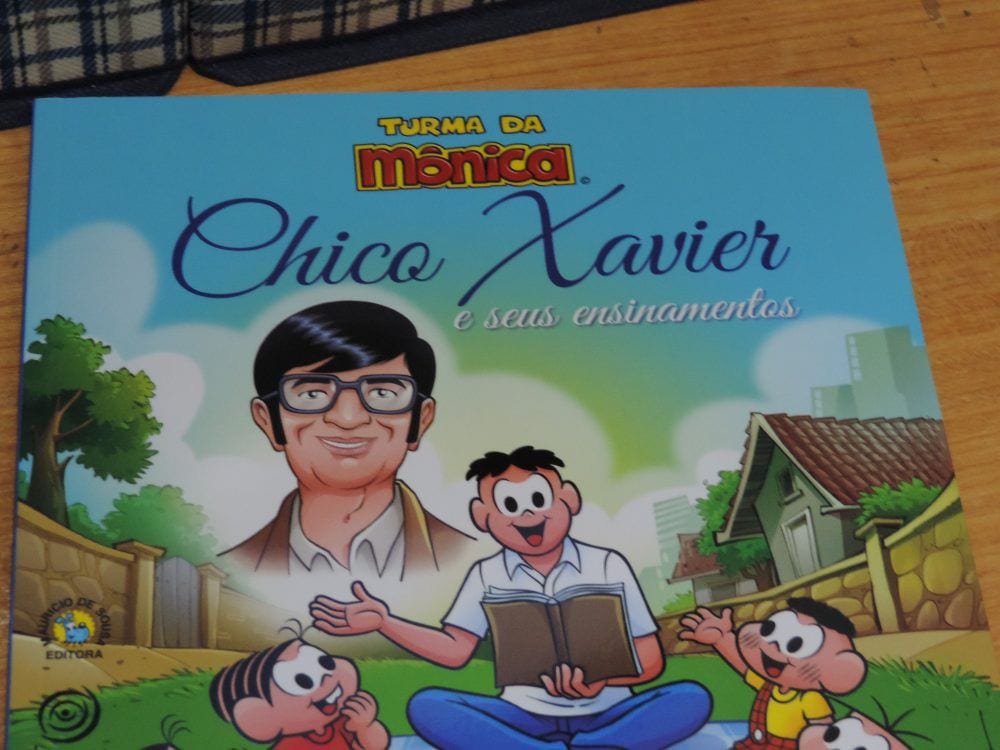Livro da Turma da Mônica sobre os ensinamentos de  Chico Xavier será lançado em SP