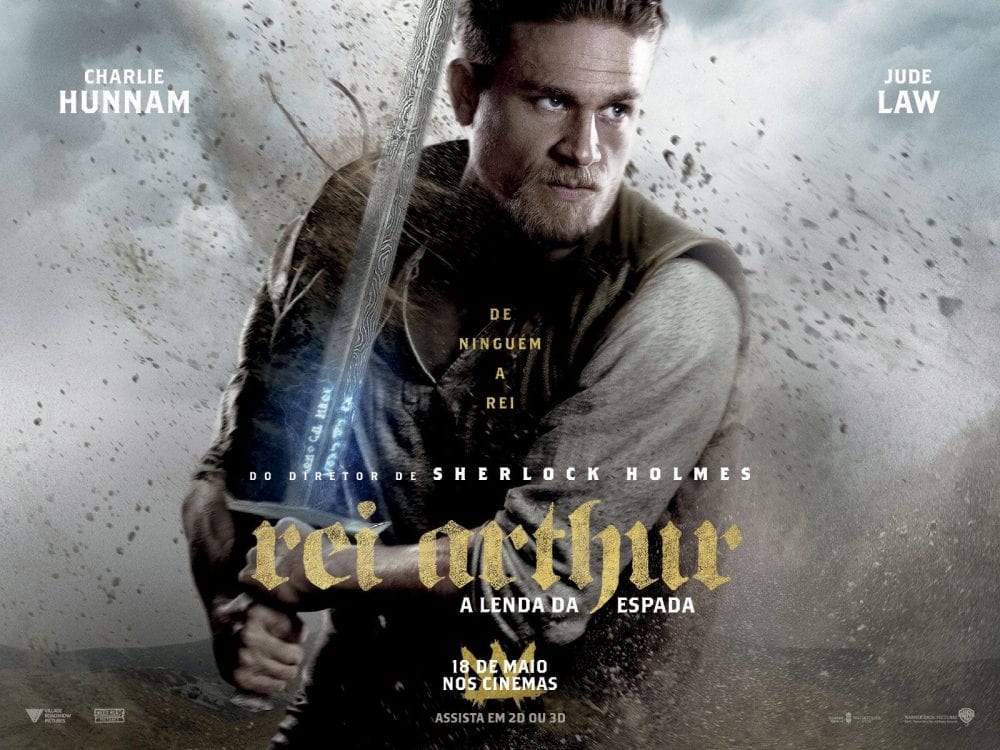 Warner divulga novas artes de Rei Arthur: A Lenda da Espada