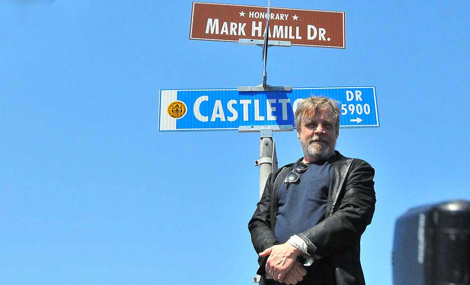 San Diego celebra o dia de Mark Hamill nomeando uma rua em sua homenagem