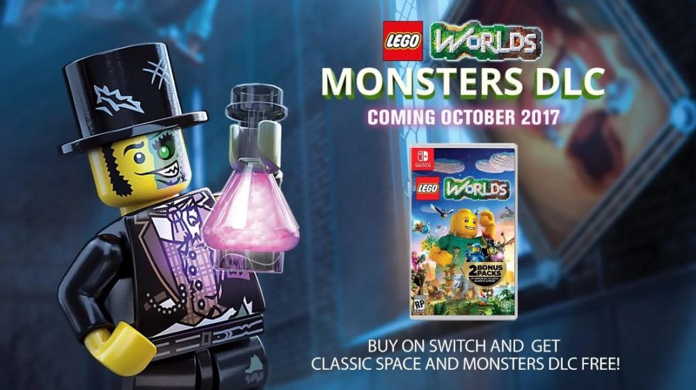 WB Games anuncia o lançamento do DLC Monsters para LEGO Worlds