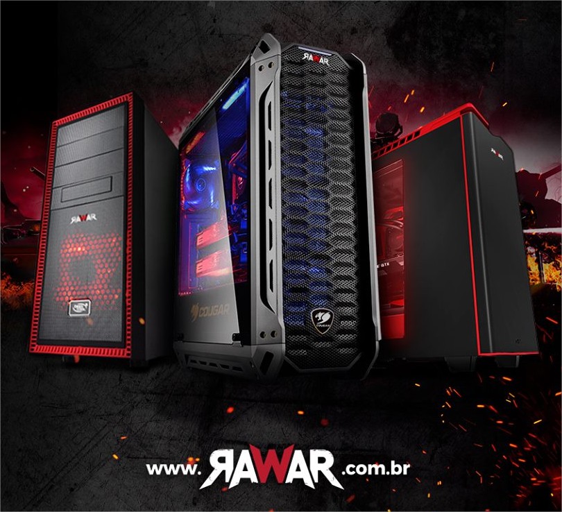 RAWAR apresenta desktops de alta potência com processadores Intel 8ª geração