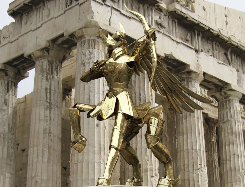 Artista recria armaduras dos Cavaleiros do Zodíaco em tamanho real