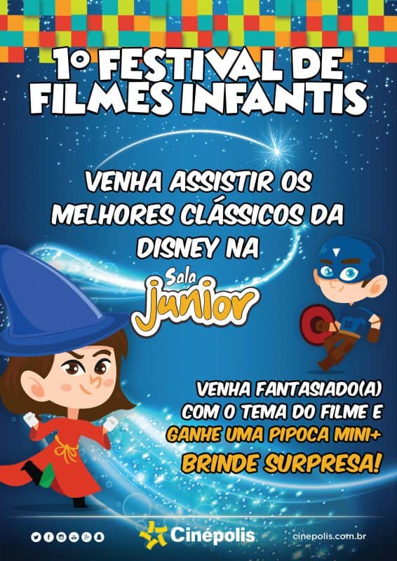 CINÉPOLIS ANUNCIA SEU 1º FESTIVAL DE FILMES INFANTIS
