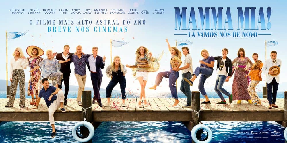 Trilha sonora oficial de “Mamma Mia! Lá Vamos Nós de Novo” será lançada em 13 de julho pela Polydor Record