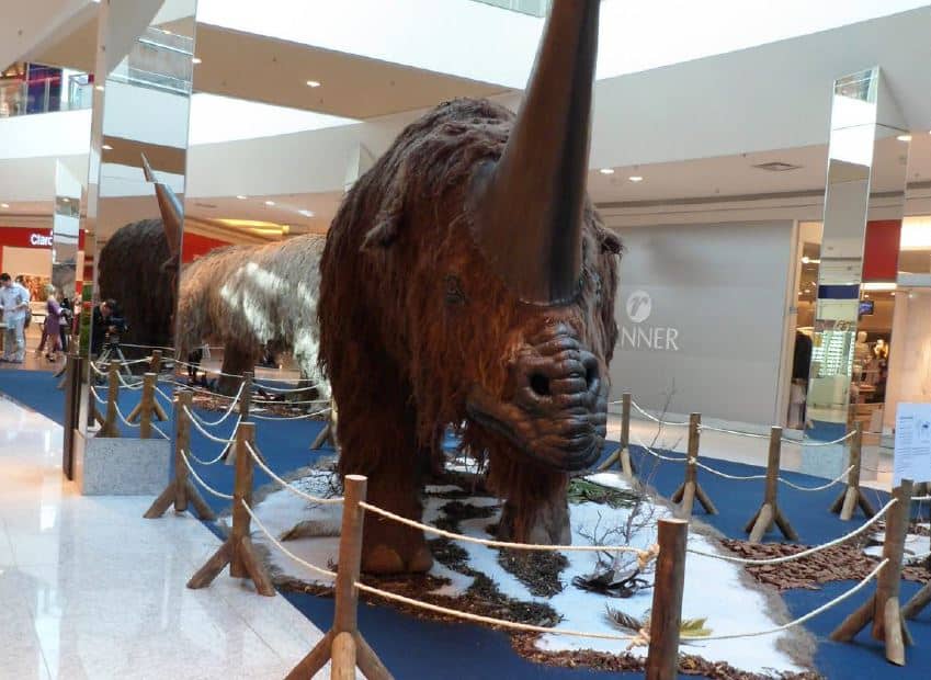 Nas férias de julho, animais pré-históricos da Era Glacial invadem o Centro Comercial Aricanduva