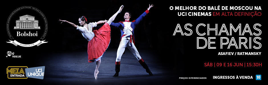 ‘As Chamas de Paris’ encerra a temporada do Ballet Bolshoi na UCI
