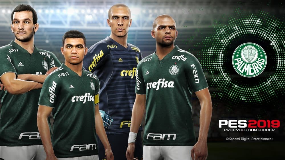 KONAMI expande parceria com Palmeiras e anuncia uma exclusividade no game para o PES 2019