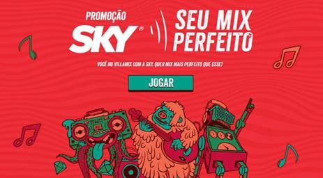 SKY sorteia ingressos para o Festival VillaMix São Paulo com a promoção “Seu Mix Perfeito”