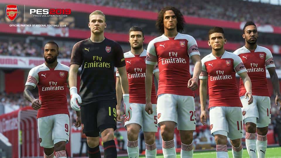 Konami amplia parceria global com Arsenal FC e anuncia lendas do PES 2019