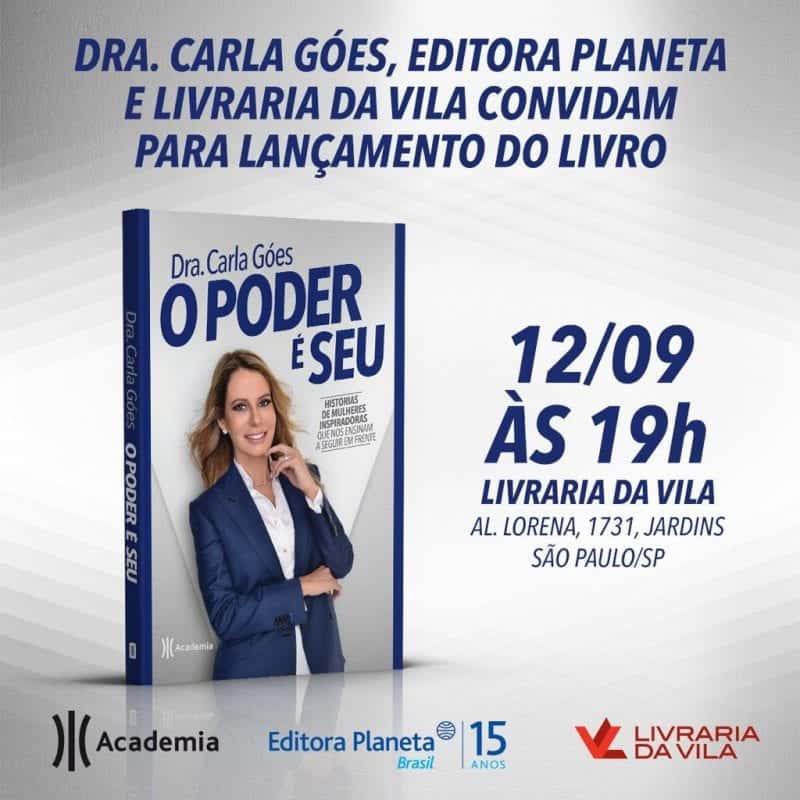 Ana Paula Padrão, Luiza Trajano, Rachel Maia – histórias de mulheres inspiradoras no novo livro da Dra Carla Goes