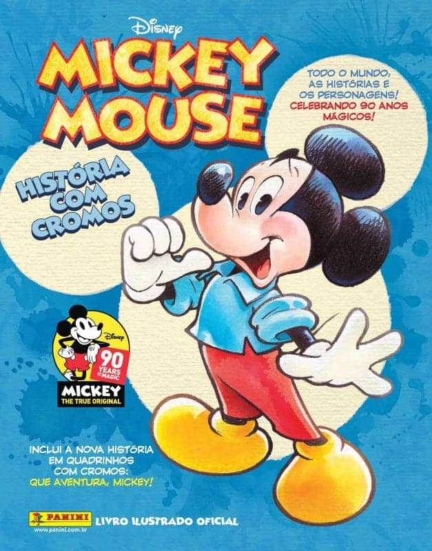 Panini anuncia aquisição de licença da Disney para lançar álbum histórico de Mickey 90 anos