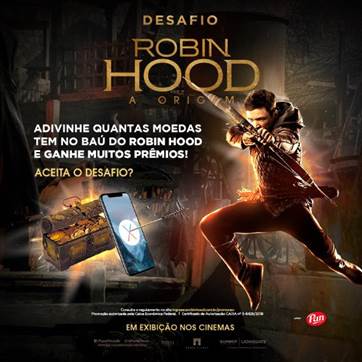 “Robin Hood” leva desafio à São Paulo e distribui prêmios e ingressos