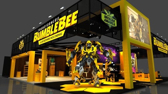 Hasbro anuncia presença na CCXP 2018 com estande especial do filme Transformers Bumblebee