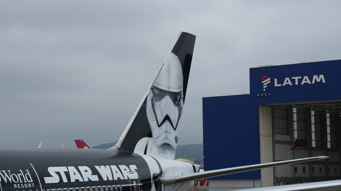 “Stormtrooper Plane” da LATAM chega ao Brasil