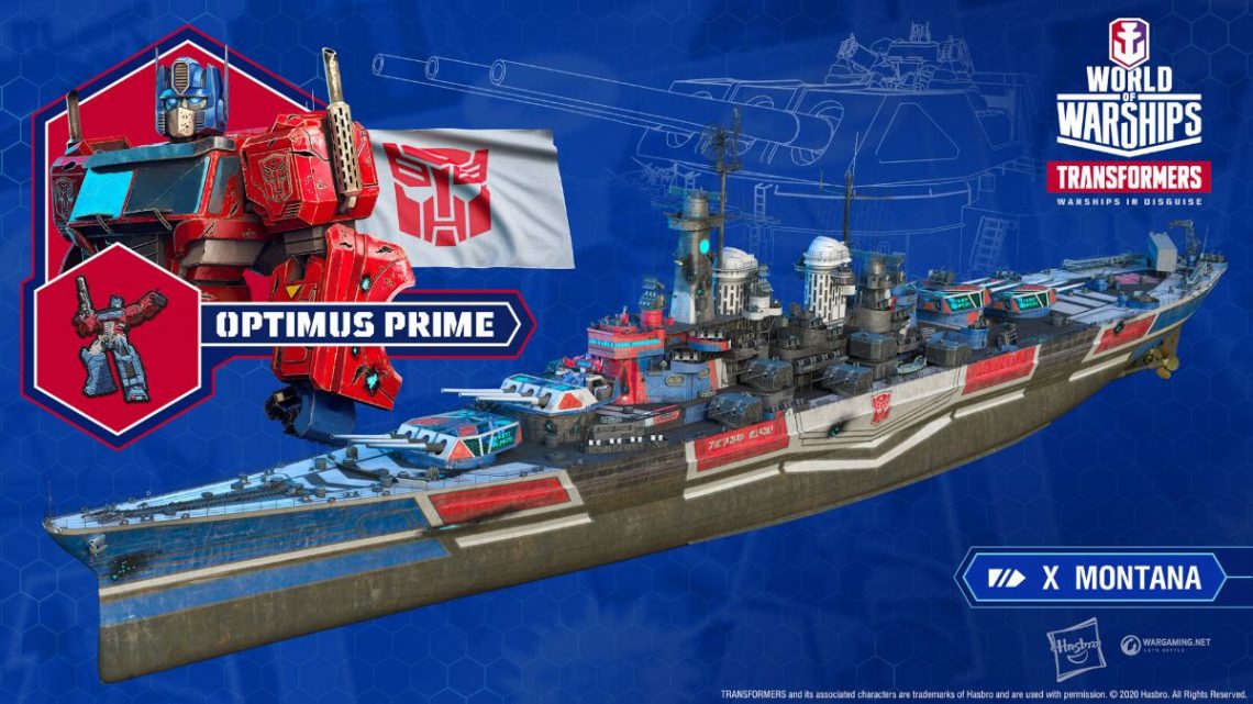 Transformers se juntam às batalhas de World of Warships