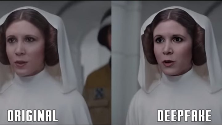 Fan “melhora” rosto da princesa Leia em Star Wars usando Deep Fake