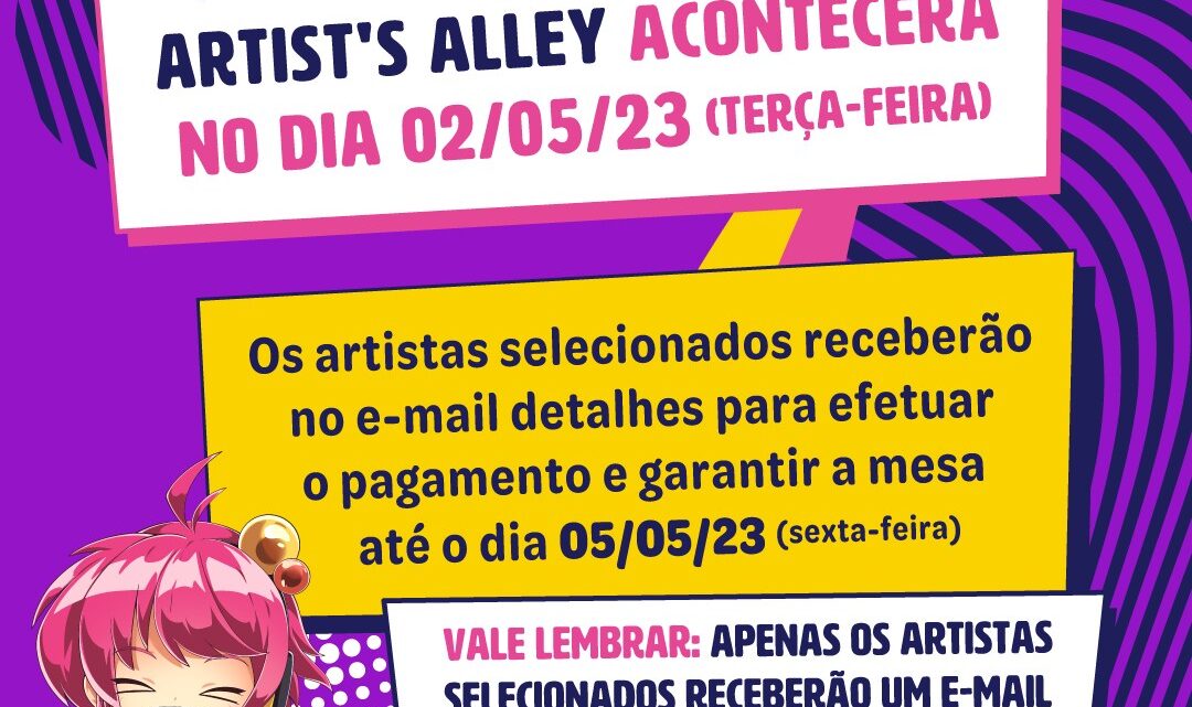Começa as inscrições para o Artist’s Alley do Anime Friends 2023