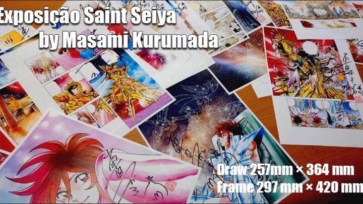 Exposição de Desenhos Originais de Cavaleiros do Zodíaco no Festival do Japão 2026