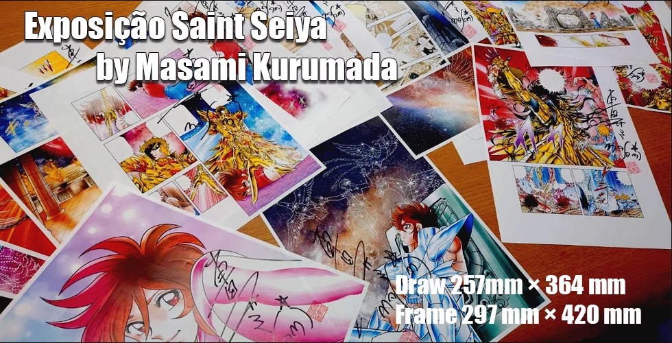 Exposição de Desenhos Originais de Cavaleiros do Zodíaco no Festival do Japão 2026